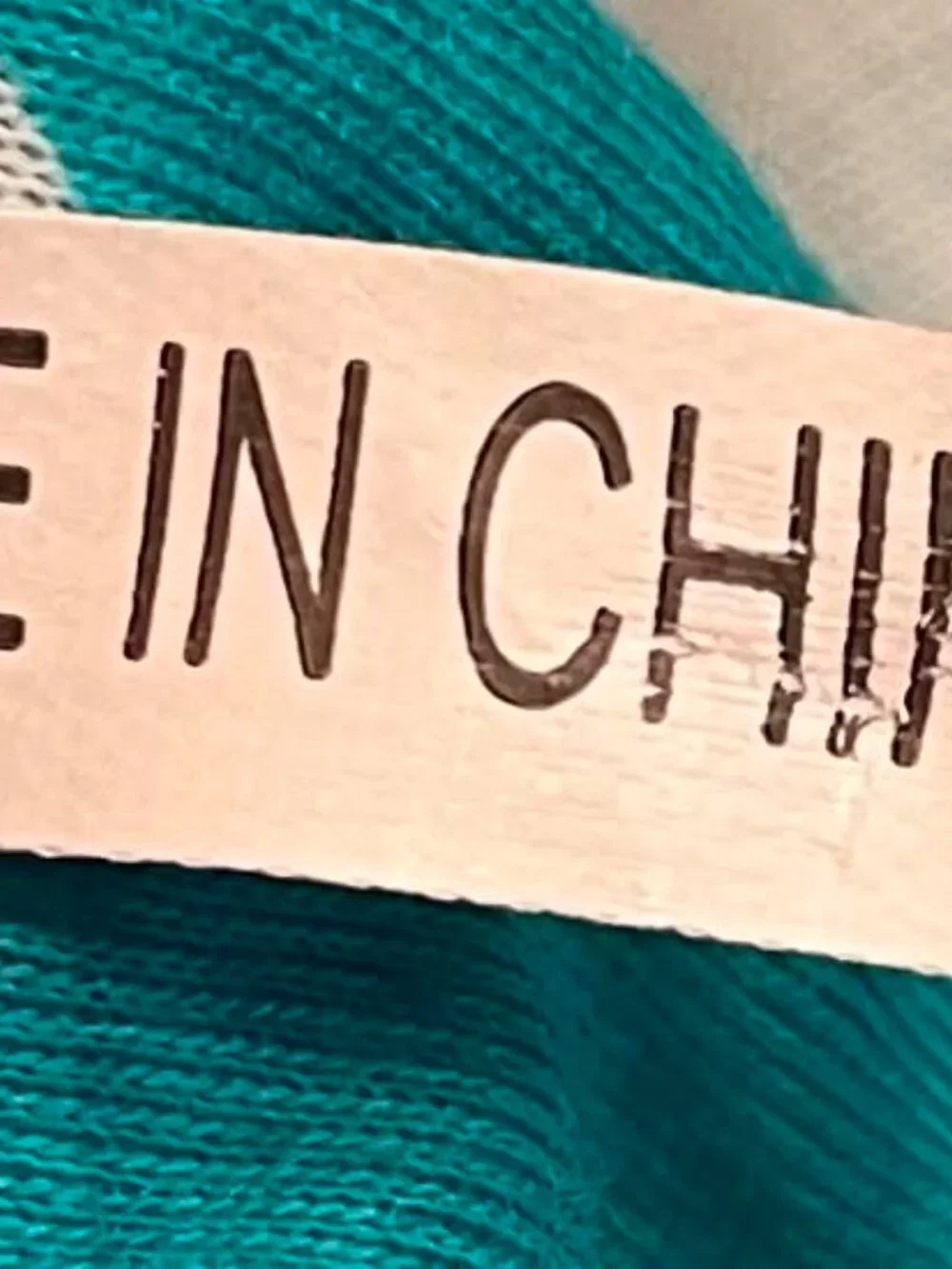 Women’s Chevron Teal Striped Scarf